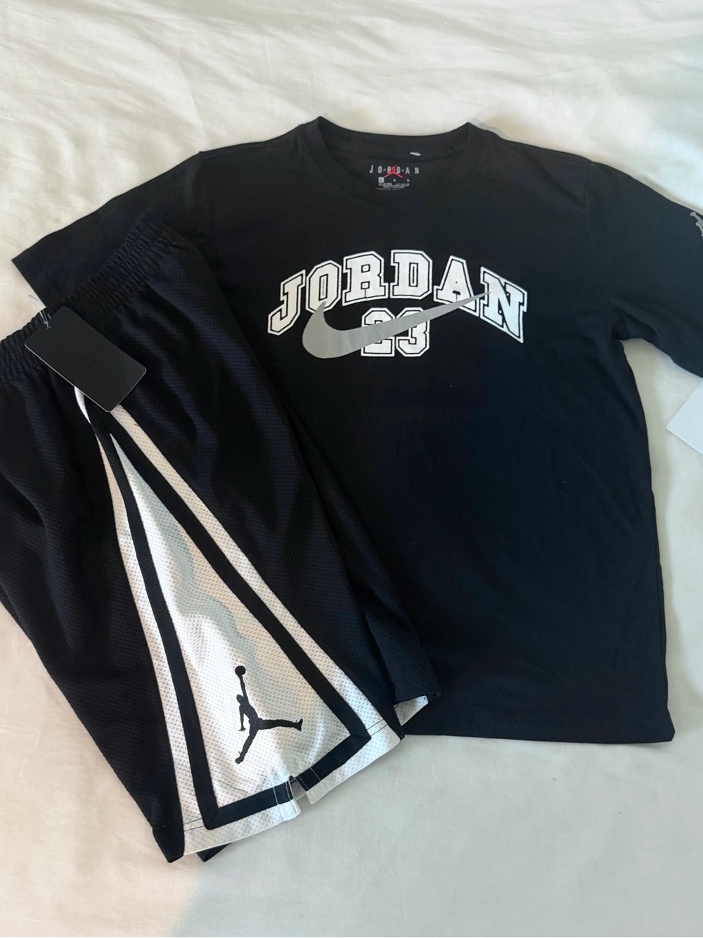 Jordan Boys Youth 2pc Short & Tee Set - Large